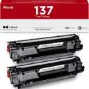 137 Compatible Toner Cartridge Replacement for Canon 137 Black Toner Cartridge, use for Canon Image CLASS MF232w, MF242dw, MF212w, MF216n, MF217w, MF244dw, MF247dw, MF249dw, MF227dw, 2 Pack