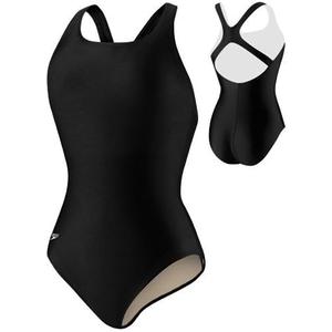 Speedo Women's Moderate Ultraback (Long) - PowerFLEX Black 6 L