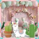 3 Pcs Large Cinco De Mayo Decorations Mexican Cardboard Cutouts Stand up Cactus Llama for Fiesta Cinco De Mayo Mexican Party Decorations Baby Shower Home Outdoor Birthday Photo Props Supply