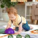 TINYHARBO Premium Foam Baby Play Mat 50" x 50" – Removable & Machine Washable Cover, Extra Thick Padding Playpen Mat, Non-Slip Crawling Mat, Easy to Clean for Infants, Toddlers & Babies
