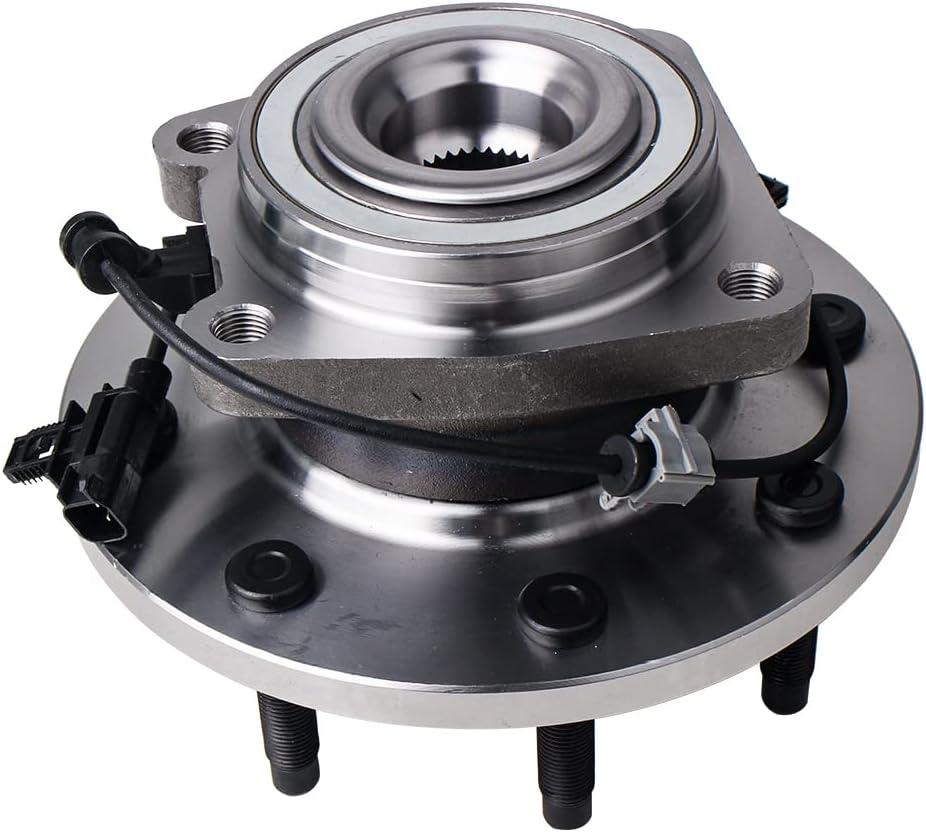 Autoround 515145 Front 4WD Wheel Hub and Bearing Assembly Compatible with 11-20 Chevrolet Silverado 2500/3500 HD, 11-20 GMC Sierra 2500/3500 HD 8 Lugs w/ABS