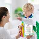 FANICE EOS Back to School Cards for Boys Girls First Day of School Supplies for Son Daughter Students Inspirational Gifts for Kids Kindergarten Preschool College