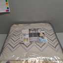 Madison Park Luna Quilt Modern Classic Design All Season, Breathable Coverlet Lightweight Bedding Set, Matching Shams, Decorative Pillow, King/Cal King(104"x94"), Floral Taupe 6 Piece