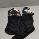 Eomenie Women's One Piece Swimsuit Tummy Control Slimming Bathing Suit Cutout Tie Knot Swimwear, Large 