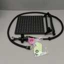 All Metal 10 Inch Rain Shower Head with Handheld Spray Combo, Waterfall Rainfall High Pressure Square Shower Heads with Adjustable Extension Arm, 70" Flexible Hose, 3-Way Diverter (Matte Black)