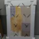 16x24 inch Metal Poster Frame - 16 x 24 Thin Aluminum Picture Frames Matted for 12x18 Photos, Artworks, Prints, Puzzle - High Definition Plexiglass - Vertical and Horizontal Display - Wall Hook Hanging Hardware Included - Silver, 4 Pack