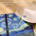 PieceRelax A5 Puzzle Journal 329 Plastic Pieces for Adults - Twinkle Twinkle - Creamy Bread - Book Cover & Notebook, Unique Puzzle Gift, Jigsaw Artwork [YA1060]