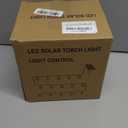 Led Solar Torch Light Control l, Purple,Halloween