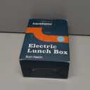 TRAVELISIMO Electric Lunch Box for Adults 100W Heated Lunch Box For Men 1.5L Stainless Steel Portable Food Warmer, 12/24/110V Electric Food Warmers for Travel & Work Loncheras Para Hombres de Trabajo (Neon Blue)