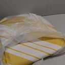 Arenarug Outdoor Indoor Area Rug Boho Sun Washable Outdoor Patio Rugs Medieval Aesthetic Vintage Abstract Art Non-Slip Carpet for Living Room, Patio, Porch, Pool Deck (5x8) (Yellow)