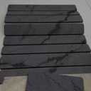 Mu'min-Foldable Stone Bath Mat  Diatomaceous Earth Shower Mat with Non-Slip Rubber Base  Quick Dry, Ultra Absorbent Bathroom Mat  Modern & Minimalist Design  Easy to Clean (23. x 15.5)