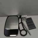 Wakeboard Tower Mirror 7x13" Convex  Extra Wide View, Vibration-Free 360 Adjustable Arm, Fits 2.5" Tubes, Universal Boat Rear View for Wake Surf, Water Ski & Tubing