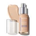 Revlon Illuminance Skin-Caring Liquid Foundation, Hyaluronic Acid, Hydrating and Nourishing Formula with Medium Coverage, 201 Creamy Natural (Pack of 1)