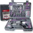 44PCS 4V Cordless Screwdriver Tool Kit Set Pink Color Tools Lady Tools Kit Home Repair Set Toolbox Hand Tool Kit Storage Case Gift Set LADYCRAFT
