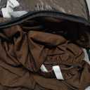 ULTICOR Squared Jacquard Design Reclining Loveseat with Middle Console Slipcover, 8-Piece Stretch Sofa Covers, 2 seat Loveseat Recliner Cover, Washabl (Loveseat With Console Recliner Cover, Chocolate)