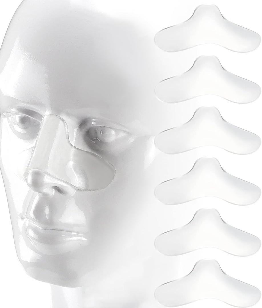 6 Pack CP-AP Nose Pads for Most CP-AP Masks by TOMOON, Customized Size CP-AP Accessories, Avoiding Air Leaks; Red Mark Irritation and Soreness, Washable Design