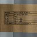 Room Divider 6FT Portable Room Dividers and Folding Privacy Screens, 136'' W Fabric Divider for Room Separation, 4 Panel Partition Room Dividers Freestanding Wall Divider Screen for Dorm Studio Office (Black)