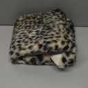 Leopard Print Rug, Faux Cowhide, Artificial Carpet, Simulation Cowhide, Leopard, Tiger, Zebra, Cowhide Mat Animal Print Area Rug Hide Faux Carpet (A) / 40x37inch,3.3x3.1ft
