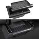 2026 New Model Y Juniper Backseat Trash Can Organizer TPE Storage Box with Anti-Slip Lid Cover Underseat Storage Tray for 2025-2026 Tesla Model Y Juniper Accessories