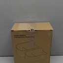 Diesisa 2pc Acrylic Wall Mount Organizer, Adhesive Clear Cabinet Door Organizer,Bathroom Shelves for Wall,No Drilling Hang Walls,with 2 Compartments, for Bathroom, Kitchen, Living Room