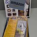 FIRGUNY Magnetic Screen Door Fits Door Size 36 x 80 Inch, Screen Size 38"x 81", Fiberglass Magnets Mesh, Easy Install, Black