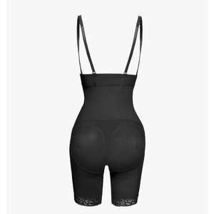 Women's Body Shaper Shorts with Zipper Closure High Waist Seamless Tummy Control Shapewear Panty Girdle Underwear M