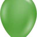 Tuf-Tex 11" Premium Helium Quality Decorator Balloons, Green, 100 Count