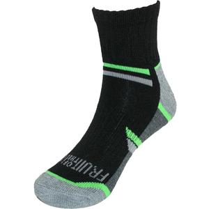 3 x  Fruit of the Loom Boy's Ankle Socks (6 Pair Pack), L
