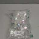 Shappy 24 Pcs Christmas Iridescent Ornaments Halloween, Transparent DIY Shatterproof Hanging Rainbow Ball Christmas Ornament 5 Different Sizes for Party, Wedding, Home Decor (Clear)