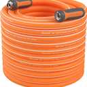 Fevone 105 ft Kink Free Garden Hose with Swivel Handle, All Weather Flexible, Heavy-Duty & Durable, Leak-Free Connection