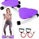 Waist Twister Machine Exercise, Twist Board for Exercise, Waist Twisting Machine, Adjustable Waist Twister Board Waist Sculptor Twist Exercise Machine, Ab Twister Board (Purple)