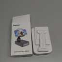 Gifts for Men Women, Bluetooth Speaker Phone Stand with Charging Function 360 Rotable Adjustable Cell Phone Holder HD Surround Sound for Desk Fits All Phones,Tablet (White)