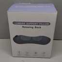 3 in 1 Lower Back Massager - Electric Lumbar with Heat, Vibration, Traction,Lumbar Support Pillow for Lower Back Pain Relief,Deep Tissue Relaxation FSA Eligible/HSA Eligible