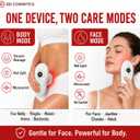 3-in-1 Body Sculpting Machine, Cellulite Massage Tool, Body Sculptor, Helps Smooth Cellulite & Stretch Marks Appearance, Relieves Muscle Tension and Tightens Skin, White