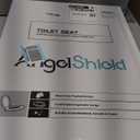 Angel Shield Elongated Wood Toilet Seat with Quiet Close,Easy Clean,Quick-Release Hinges(Elongated,Dark Walnut)