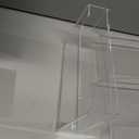4 Pack Acrylic Sign Holder 8.5 x 11 inches, Acrylic Magazine Holder