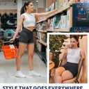 NirJEANS Women's Short Jeggings - Sexy Jeans Shorts for Women, High Waisted Crossover Women's Jeggings Booty Shorts for Women (4)