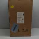 Amazon Basics Smudge Resistant Rectangular Trash Can with Soft-Close Lid, Foot Pedal, Removable Inner Bucket, 30 Liter/7.9 Gallon, Brushed Stainless Steel, Satin Nickel Finish, 13.8"L x 11.8"W x 25"H