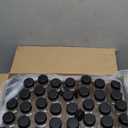 Kaderron 40pcs 12oz Plastic Juice Bottles with Caps, Empty PET Disposable Plastic Bottles, Clear Bulk Drink Containers with Black Tamper Evident Lids for Juicing, Drinking and Other Beverages