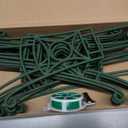 12 Pack Stackable Plant Trellis for Potted Plants, Garden Trellis Supports Peas, Ivy & Flowering Vines, Plastic Climbing Plant Support (Green)