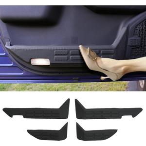 Door Anti Kick Pad Compatible with 2024 2025 2026 Toyota Tacoma Car Door Scuff Protectors Double Cab 5 Seats Door Protective Mat Dirty Stickers 4PCS All Weather 2025 Tacoma Accessories