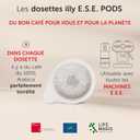 illy E.S.E. Coffee - Single-Serve Coffee Capsules & Pods  Classico Decaf Roast - Notes Of Caramel, Orange Blossom & Jasmine - For E.S.E Coffee Machines - Extraordinary Aroma & Body  18 Count
