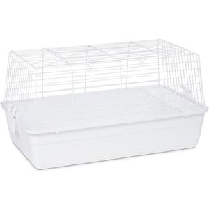 Prevue Pet Products Carina Animal Tubby - Small Animal Cage for Guinea Pigs, Dwarf Rabbits, Indoor and Outdoor Use, Lightweight, Travel Friendly Enclosure - Small, White