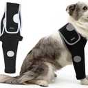 Spajoy Dog Recovery Suit, Medical Cone Alternative, Abrasion Resistant Dog Recovery Sleeve, Washable 3mm Thick and Waterproof, Pet Wounds Prevent Licking, Bite, Being Wet, and Keep Dry