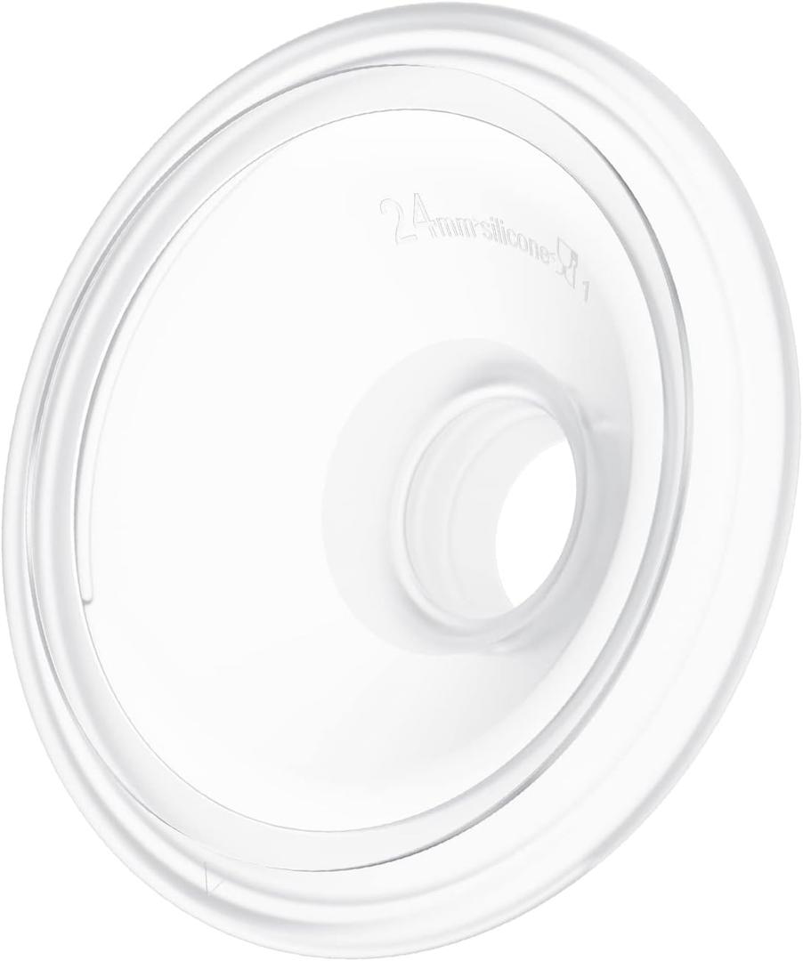 Momcozy Original S9 Pro/S12 Pro Replacement Accessories, Only Compatible with Momcozy S9 Pro/S12 Pro Breast Pump NOT for S9/S12/S12Pro-Quick(Double-Sealed Flange 24mm,1 Pack)