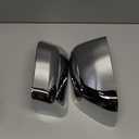 AUCERAMIC Chrome Plated Mirror Covers Caps Fit for Ford Super Duty 2017-2025 F-250 F-350 2017-2023 F-450 F-550 HC3Z17D742CA HC3Z17D743CA