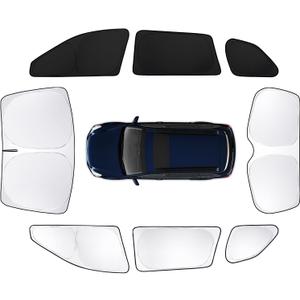 8pcs Car Window Shades for Subaru Outback Wagon 2010-2014 Accessories,Windshield Side Rear Full Sunshade,Sun Visor UV Blocking, Privacy Protection and Blackout for Camping Outdoor