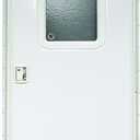 Lippert Components Lippert Right Hinge RV Entry Door with Screen Door, 26" x 72", Radius, Felt Seal - V000040259