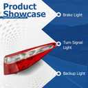RH Tail Light Replacement for Toyota Camry 2015 2016 2017 Rear Tail Lamp Assembly TO2805121 8155006640 Passenger Side