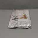 LAMIT Natural Linen Curtains 30 Inch Length for Kitchen Small Windows, Ivory Linen Textured Semi Sheer Panels Light Filtering Privacy Rod Pocket Drapes for RV Basement/Cafe, 2 Panels, 29 x 30 Inch